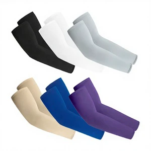Summer Adults Unisex Outdoor Cycling Arm Sleeves Breathable Spandex/Polyester Sun Protection 120g Customized Logo High Quality
