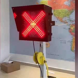JINKE Toll Station Red Green Arrow Traffic Light IP65 Waterproof Lane Control Light Arrow Traffic Signal