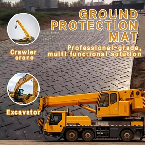 Reusable Ground Protection Mats Vehicle Traffic Fragile Surface Protection Temporary Ground Protection Mat