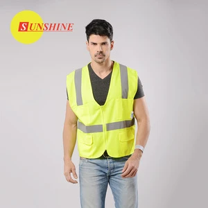 ANSI Safety t Shirt Hi Vis Security Jacket Adults Reflective Vest