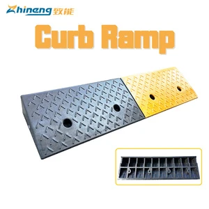 Durable Moving Ramp 1000*250*100mm Speed Bumps Door Ramp Threshold Curb Stone Ramp for Cars Made of Rubber