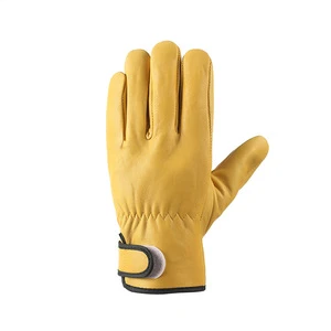 Wholesale Sheepskin Cowhide Leather Welding Gloves Heat Resistant Anti-Slip 26cm GTAW TIG MIG