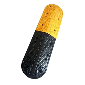 Cat Eyes Durable Factory Sale 500*350*50mm Car Speed Limiter Rumble Strips Rubber Speed Bumps
