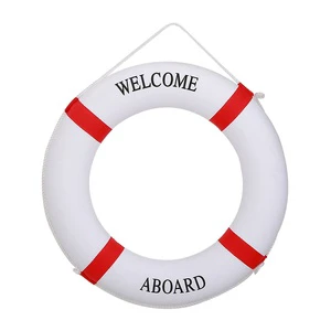Solid Foam Lifebuoy for Adults Children Mediterranean Exterior Decoration Pendant Decorative Ring for Rescue Use Swimming Safety
