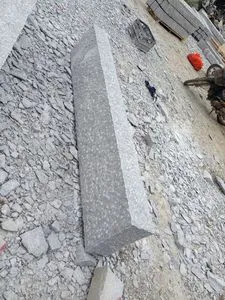 Grey Granite Driveway Pavers Kerbstone Outdoor Building Decoration Pineapple Finish Graphic Design Solution Capability
