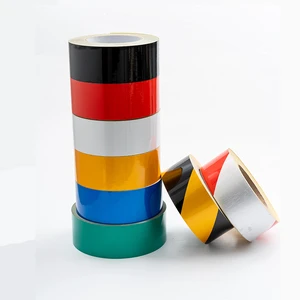 Durable PET Reflective Warning Tape Tear-Resistant UV-Proof Ideal for Warehouses Trucks Trailers & Construction Sites