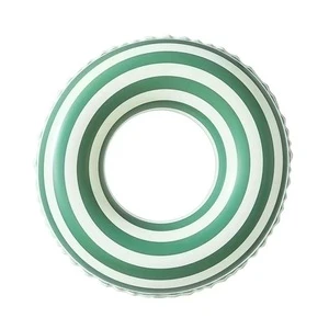 PVC Inflatable Swimming Ring 0.18mm Striped Life Jacket
