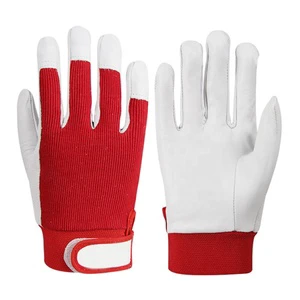 Wholesale Breathable Leather Sheepskin Electric Welding Safety Gloves Waterproof Hand Protection for Garden Work