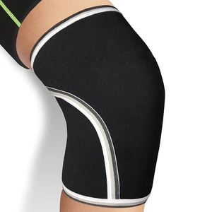 Professional Fitness Breathable 7mm Neoprene Knee Pads Basketball & Volleyball Lifting Support Sleeves Adult Protective Sleeves