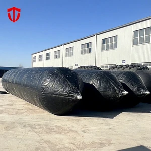 High Pressure ISO 14409 Standard Pneumatic Marine Flotation Pontoon Rolling Rubber Airbags Ship Launching Airbag