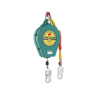 High Quality Polyester Wire Rope Grab Fall Arrestor Self Retractable Lifeline System CE Certified