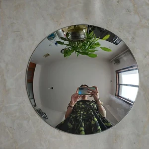 New Round Circle Curved Convex Vehicle Side Mirror Glass Condition New Aluminum Convex Chrome Convex