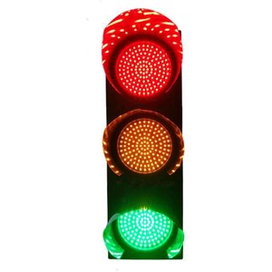 Factory Direct Sales of Engineering Grade Plastic High Brightness Red Yellow and Green Three Color LED Traffic signal Lights
