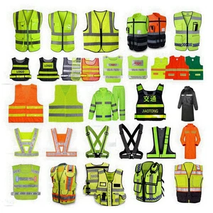Reflective T-shirt Safety Clothing Safety Vest Visibility High Elastic Fluorescent Green Shirt Children's Hi Vis Vest