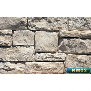 BERICH KM02 Thin Exterior Stone Veneers Fireplace Artificial Culture Stone Wall Brick For Wholesale