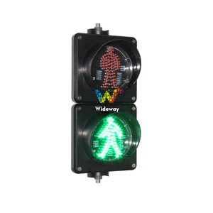 Small Intersection Pedestrian Crossing Traffic Lights, 100mm Pedestrian Traffic Lights