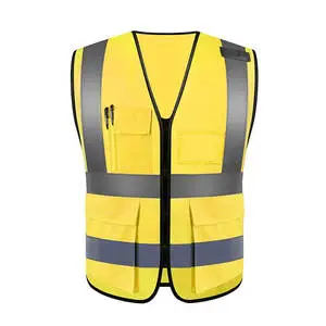 Safety Vests Reflective Workwear Vest Suitable For Traffic Control And Outdoor Job Sites