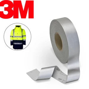3m 8912 Reflective Material Custom Clothing Can Use Reflective MT Conspicuity Dry Clean Silver Reflective Fabric