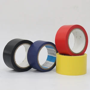 Popular Floor Marking Adhesive PVC Tape Green White Black & Yellow Warning Tape Excellent Printing Feature