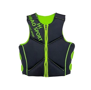 On Stock High Quality Swimming Flotation Jacket Front Zipper Vest Buoyancy Kayak Womens Men Life Jackets Adults