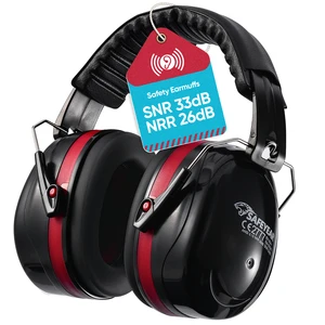 Safeyear Ear Protection Ear Muffs Defenders, Hearing Protection Noise Cancelling Safety Earmuff for Sleep, Shooting, Industrial