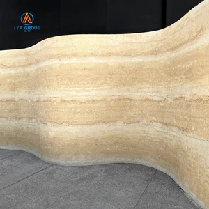 Soft stone mcm exterior cladding flexible wall tiles material travertine flexible stone for wall decoration