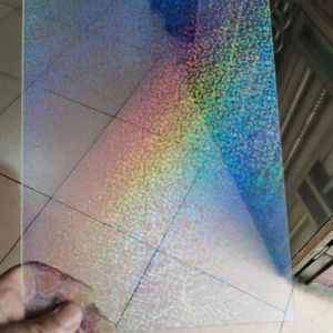 Dichroic Gradient Acrylic Sheet Perspex Glass Textured Iridescent Iridescent Plastic Sheet Hologram Rainbow Tinted
