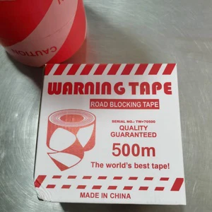 Printed Polypropylene Warning Tape with No Adhesive Caution barrier tape Strip for Promotion