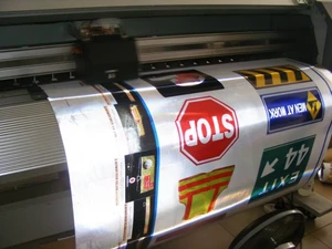 3HAO Fabric Back 310gsm Prismatic Reflector Film for Traffic Facility Printable Reflective Material for Temporary Signage