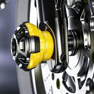 Custom CNC Machined Aluminum Motorcycle Front Fork Sliders Anti-fall Cup Scooter Wheel Axle Crash Protector For Segway Ninebot