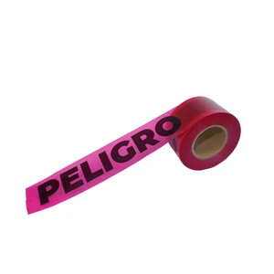 Free Sample PE Rubber Single Waterproof Barricade Warning Tape for Health Risk Cable Multistyle Danger Yellow Caution Fragile
