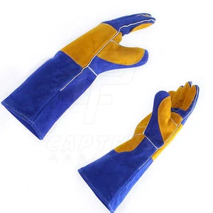 Comfortable Protective Welding Gloves Heavy Duty Welding Gloves Cut Resistant Leather Welding Gloves