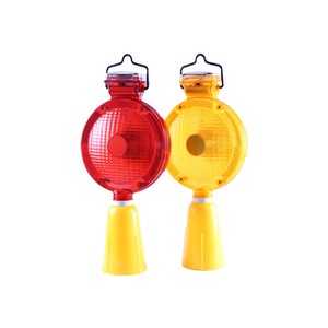 Night LED Reflective Solar Traffic Warning Light for Road Construction Road Barrier & Rear-end Collision Safety