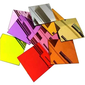 Wholesale High Reflective PETG Silver Mirror Sheet Flexible Unbreakable For Kids Toys Ornaments Customizable Size Cutting