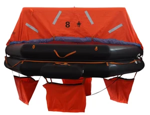 Life Raft 15 Person Coastal Compact Emerg Inflat Type Rubber SOLAS Approved with EC Certificate