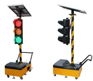 Manufacturer Price 200mm 300mm Pedestrian Crossing Solar Traffic Light Philippine Portable Traffic Light