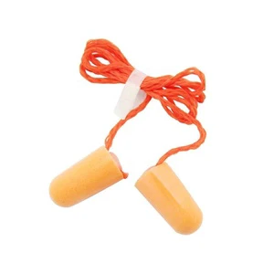 Hot Sale 3M 1110 Soft And Comfortable Corded Foam Ear Plugs Earplugs Noise Reduction 100pairs/package, 500pairs/carton