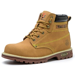 Anti-static Labor protection Shoes for Men, High-top Work Shoes, Wear-resistant, Safe, Protective and Breathable Work Shoes
