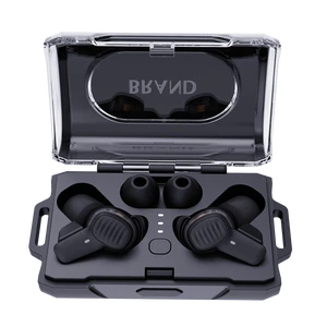 In-Ear Tactical Electronic Hearing Protection Bluetooth Earbuds Waterproof Noise Cancelling For Shooters
