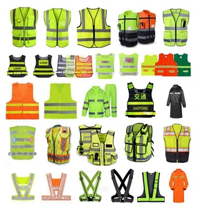 Reflective Clothes Madical Uniforms Mesh_safety_vest Hooded Coverall Kids Waistcoat Yellow Belt Hi Vis Waterproof Jacket