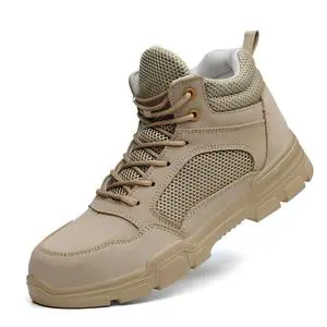 High-Top Insulated 6KV Safety Shoes Anti-Smash Anti-Puncture Soft Breathable Large Mesh Wear-Resistant Labor Protection Shoes
