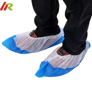 Disposable Overshoes Heavy Duty Made From Non-Woven Chlorinated Polyethylene (CPE)