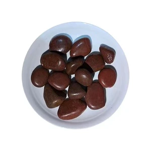 Finely Polished Non-Toxic Eco-Friendly Durable Natural Red Stone Modern Design Courtyard Paving Cobble
