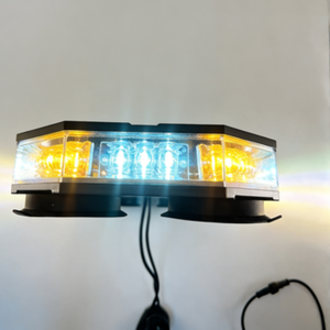New 10W LED Warning Strobe Lightbar with Caution Turn Signals Traffic Advisor Light Stick for Emergency Vehicles 12V