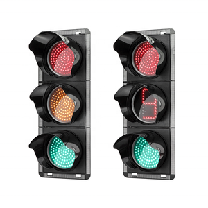 OEM ODM Light Panel Card-type Traffic Signal Light LED Wireless Cross Road Traffic Light