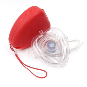 First Aid Manual Portable Custom Free Sample Outdoor Survival CPR Breathing Mask First-Aid Devices Emergency Use