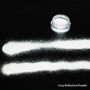 Clothing Leather Fabric Gray Reflective Powder Life-Saving Supplies Advertising Materials Screen-Printing High-Refractive
