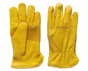 Professional Leather Driver Gloves Durable Work Gloves Welding Safety Gloves Industrial Protective Heavy Duty Wear