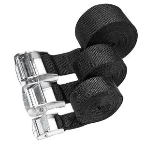 Adjustable Cam Buckle Tie Down Strap Strong Cargo Lashing Webbing Belt For Motorbike, Trailer & Utility