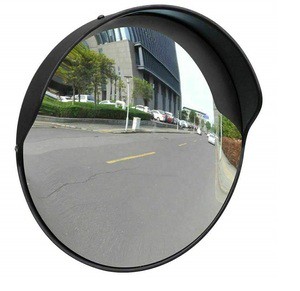 Black Mirror Outdoor Village Road Safety Wide Angle Blind Spot Mirror Driveway Traffic Security Convex Mirrors